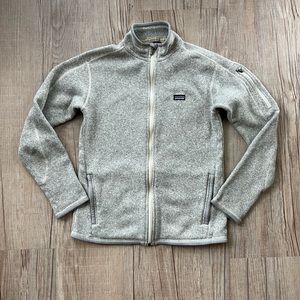 Patagonia Womens Better Sweater Fleece Jacket sz M Gray